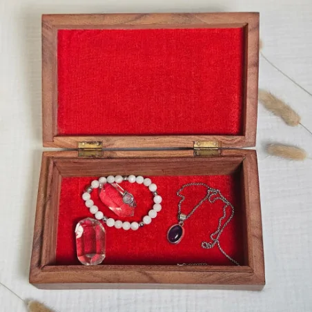 Boîte à Bijoux en Bois Arbre de Vie – Rangement sacré
