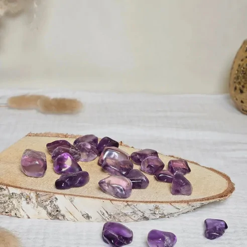 Pierre améthyste roulée – Intuition & sérénité