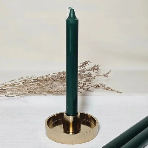 Cierge Vert Sapin – Rituel d’abondance et de guérison