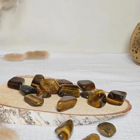 Pierre œil de tigre roulée – Protection & force intérieure