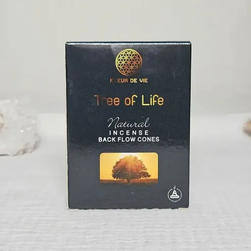 Cône encens Tree of Life Fleur de vie – Harmonie sacrée