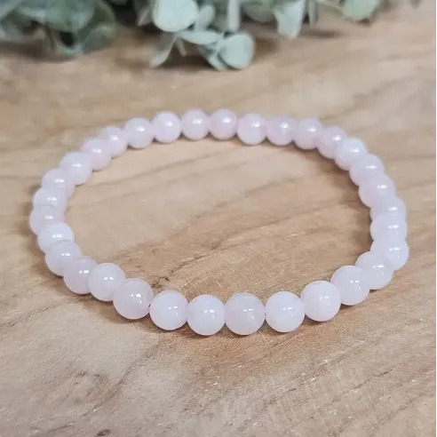 Bracelet quartz rose – amour et paix intérieure
