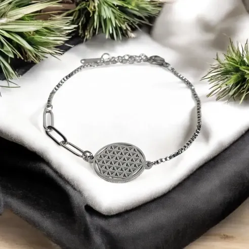 Bracelet Fleur de Vie – Équilibre & Vibration sacrée