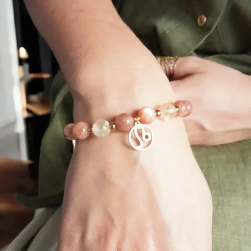 Bracelet Lion citrine – pierre de soleil & rayonnement