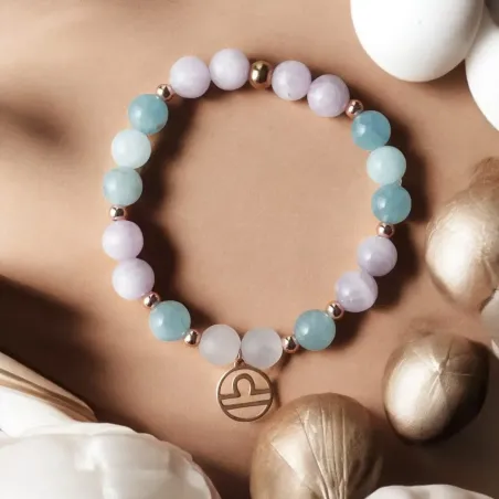 Bracelet Balance kunzite – douceur & équilibre du cœur