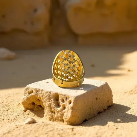 Bague Fleur de vie - Énergie et harmonie