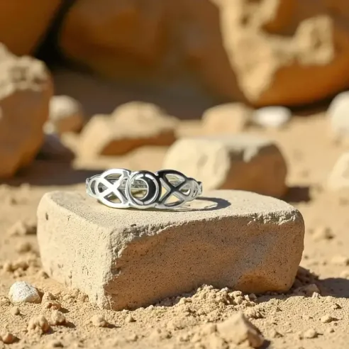 Bague Lune Acier Inoxydable – Bijou mystique et intemporel