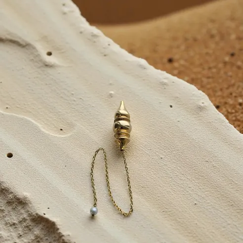Pendule Vénus doré – Intuition féminine & radiesthésie