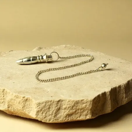 Pendule Nil Métal Doré Fin – Élégance et Précision Spirituelle