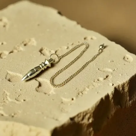 Pendule Nil Métal Doré Fin – Élégance et Précision Spirituelle