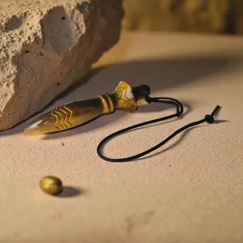 Pendule Thot Œil de Tigre – Protection et Précision