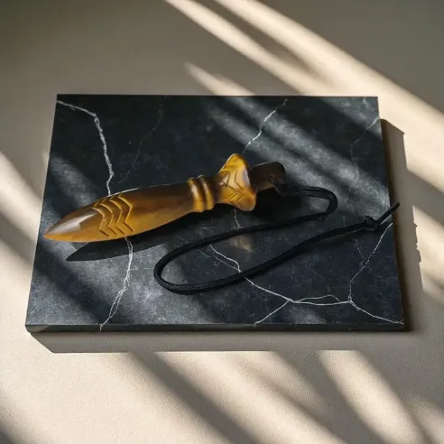 Pendule Thot Œil de Tigre – Protection et Précision