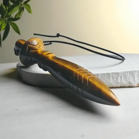 Pendule Thot Œil de Tigre – Protection et Précision