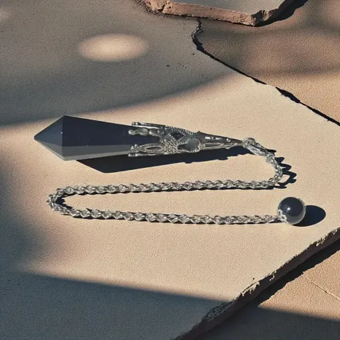 Pendule Obsidienne Noire Witch – Intuition et Protection Spirituelle