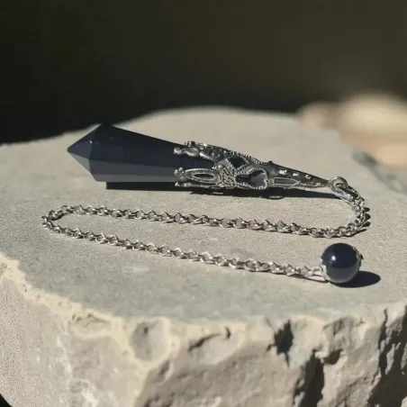 Pendule Obsidienne Noire Witch – Intuition et Protection Spirituelle