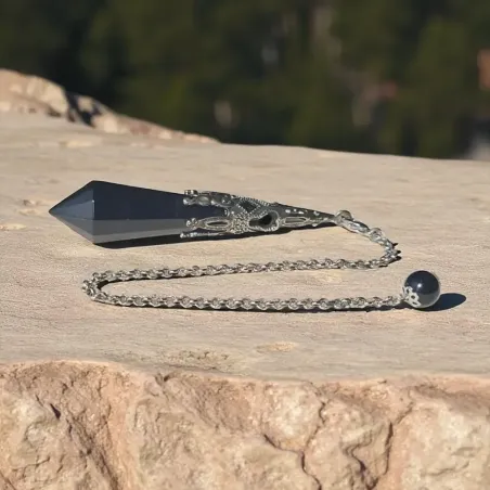 Pendule Obsidienne Noire Witch – Intuition et Protection Spirituelle