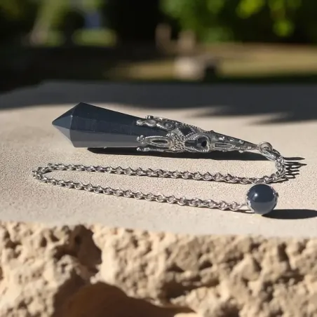 Pendule Obsidienne Noire Witch – Intuition et Protection Spirituelle