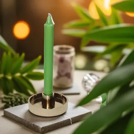 Cierge Vert – Rituel de prospérité et d’harmonie énergétique