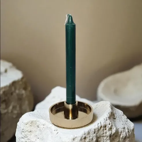 Cierge Vert Sapin – Rituel d’abondance et de guérison