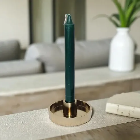 Cierge Vert Sapin – Rituel d’abondance et de guérison