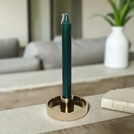 Cierge Vert Sapin – Rituel d’abondance et de guérison