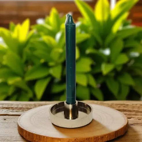 Cierge Vert Sapin – Rituel d’abondance et de guérison