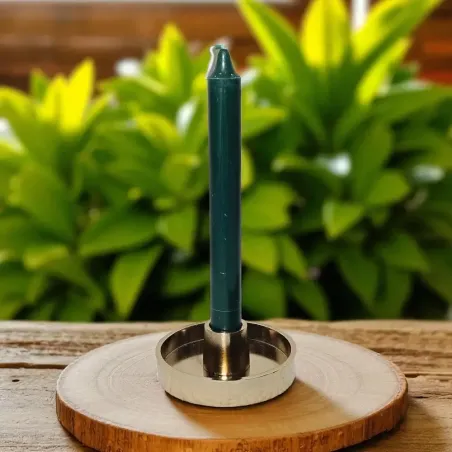 Cierge Vert Sapin – Rituel d’abondance et de guérison