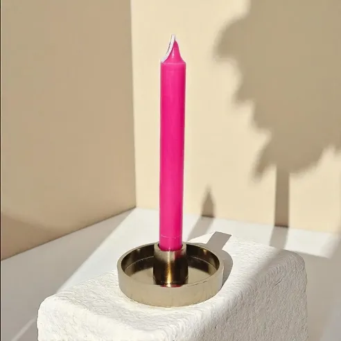 Cierge rose fushia masse – Rituel d’amour et tendresse