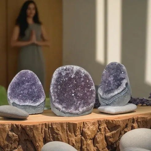Mini Géode Améthyste – Harmonie & Énergie spirituelle