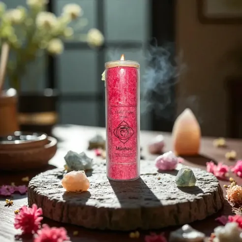 Bougie Chakra Racine – ancrage et énergie vitale