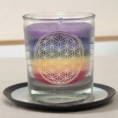 Bougie 7 Chakras – Petite taille, grande énergie spirituelle