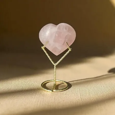 Cœur en Quartz Rose – Guérison émotionnelle & amour de soi