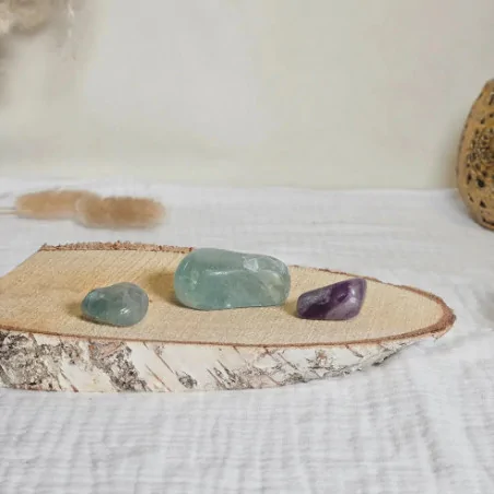 Pierre roulée en Fluorite - Équilibre et protection