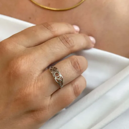 Bague Lune Acier Inoxydable – Bijou mystique et intemporel