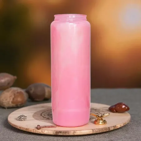 Neuvaine rose – Bougie d’amour, pardon & guérison