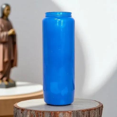Neuvaine bleue – Bougie prière pour paix & sérénité