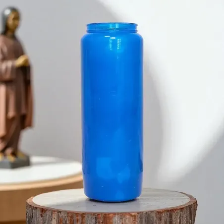 Neuvaine bleue – Bougie prière pour paix & sérénité