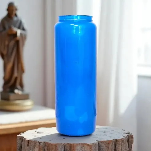 Neuvaine bleue – Bougie prière pour paix & sérénité