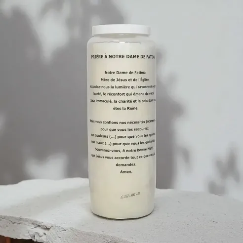 Neuvaine Notre-Dame de Fatima – Bougie de prière sacrée