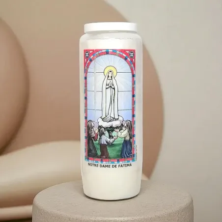 Neuvaine Notre-Dame de Fatima – Bougie de prière sacrée