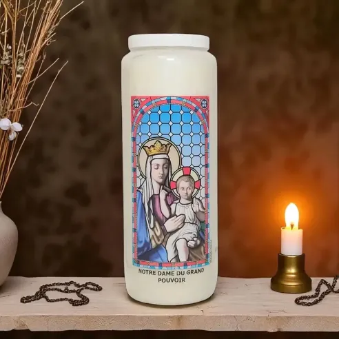 Neuvaine Notre-Dame du Grand Pouvoir – Bougie de prière