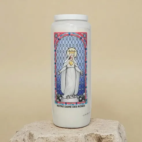 Neuvaine Notre-Dame des Roses – Bougie de prière 9 jours