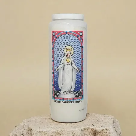 Neuvaine Notre-Dame des Roses – Bougie de prière 9 jours
