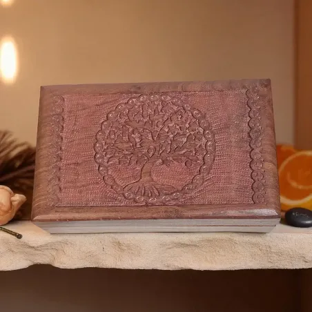 Boîte à Bijoux en Bois Arbre de Vie – Rangement sacré