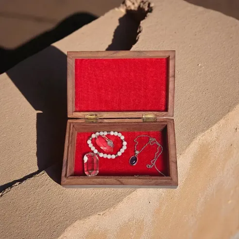Boîte à Bijoux en Bois Arbre de Vie – Rangement sacré