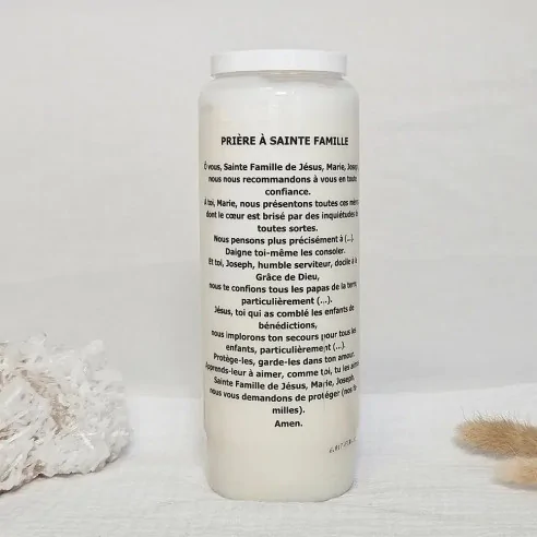 Neuvaine Sainte Famille – Bougie de prière 9 jours