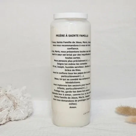 Neuvaine Sainte Famille – Bougie de prière 9 jours