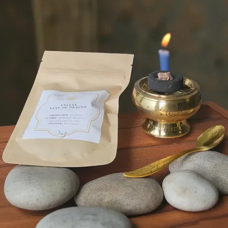 Encens en Grains Sang de Dragon – Résine Naturelle Purificatrice