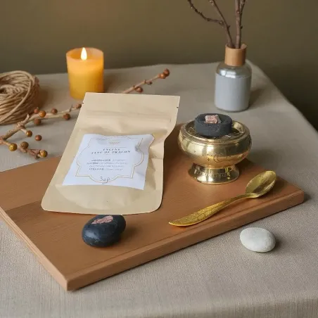 Encens en Grains Sang de Dragon – Résine Naturelle Purificatrice