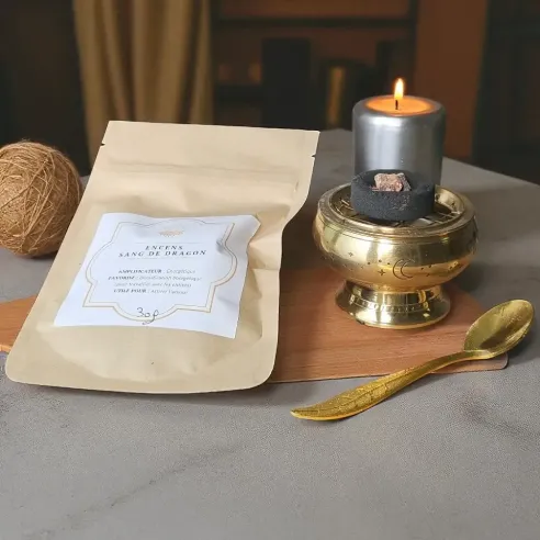 Encens en Grains Sang de Dragon – Résine Naturelle Purificatrice